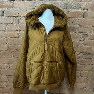 Prana Esla half zip pullover with Sherpa lining